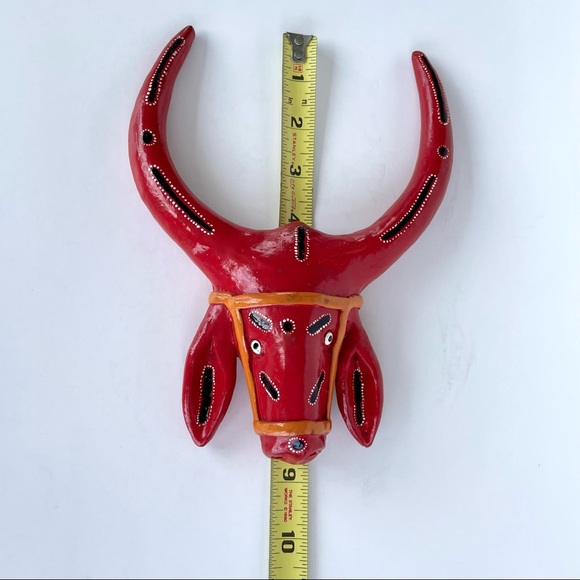 Ceramic Bull’s Head Wall Decor - Picture 17 of 17